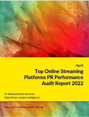 Top Online Streaming Platforms PR Performance Audit Report, April 2022
