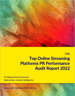 Top Online Streaming Platforms PR Performance Audit Report, July 2022