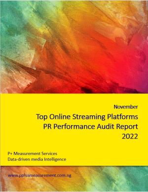 Top Online Streaming Platforms PR Performance Audit Report, November  2022.